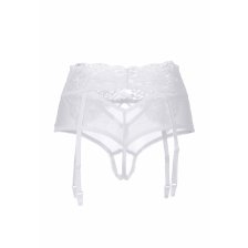 Эротические трусики-пояс Erolanta Lingerie Collection с высокой посадкой, белые (46-48)