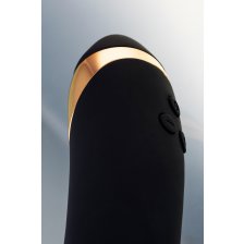 Нереалистичный вибратор WANAME D-SPLASH Tornado, Силикон, Чёрный, 25 см