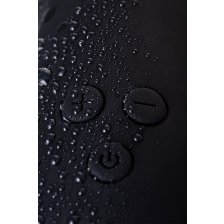 Вибратор с клиторальным стимулятором WANAME D-SPLASH Thunder, Силикон, Чёрный, 24,2 см