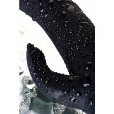 Вибратор с клиторальным стимулятором WANAME D-SPLASH Thunder, Силикон, Чёрный, 24,2 см