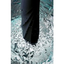 Вибратор с клиторальным стимулятором WANAME D-SPLASH Thunder, Силикон, Чёрный, 24,2 см