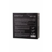 Анальная пробка с эрекционным кольцом Erotist, черная