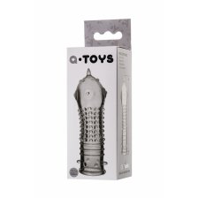Насадка на пенис TOYFA A-Toys , TPR, Прозрачный, 14,7 см