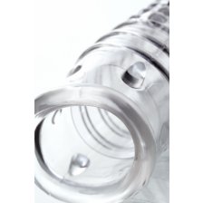 Насадка на пенис TOYFA A-Toys , TPR, Прозрачный, 14,7 см