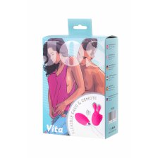 Виброяйцо и вибронасадка на палец JOS VITA, силикон, розовые, 8,5 и 8 см