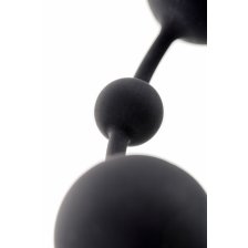 Анальная цепочка Toyfa A-toys с шариками, силикон, черный, 35,9см