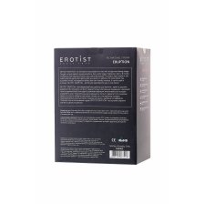 Перезаряжаемый мастурбатор Erotist Eruption, силикон, черный, 18,5 см.