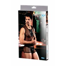 Костюм стриптизера Candy Boy Maxx (майка, трусы),черный, OS