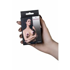 Пэстис Erolanta Lingerie Collection в форме сердец с кисточками ярко-розово-черные