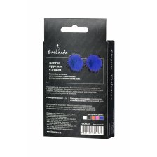 Пэстис Erolanta Lingerie Collection круглые с пухом фиолетовые