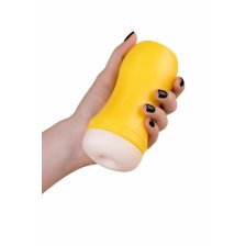 Мастурбатор TOYFA A-Toys, анус, желтый/телесный, 14 см