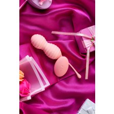 Интимный тренажер 2 в 1 Eromantica ZEFYR, Силикон, Розовый,17,3 см