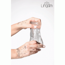 Мастурбатор нереалистичный Lingam by TOYFA Asha, прозрачный