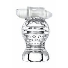 Мастурбатор нереалистичный Lingam by TOYFA Shakti, TPE, Прозрачный, 9 см