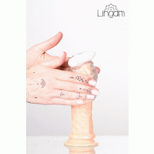 Мастурбатор нереалистичный Lingam by TOYFA Shakti, TPE, Прозрачный, 9 см