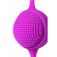 Вагинальные шарики с ресничками JOS NUBY, силикон, фиолетовый, 3,8 см