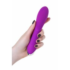 Вибратор с ресничками JOS DESI, силикон, фиолетовый, 18,5 см