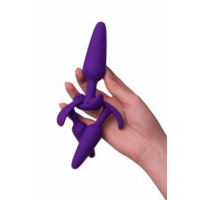 Набор анальных втулок TOYFA A-toys, Силикон, Фиолетовый, 3 шт.