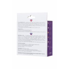 Виброяйцо с пультом управления TOYFA A-Toys Cony, силикон, фиолетовый