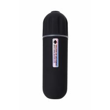 Вибропуля Bathmate Vibe Bullet Black, перезаряжаемая, водонепронецаемая, пластик, 10 режимов вибрации, чёрная, 7,8 см