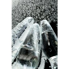 Набор анальных втулок Sexus Glass, стекло, прозрачный, 14/12,5/12 см, Ø 4/3,5/3 см