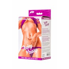 Мастурбатор реалистичный TOYFA Juicy Pussy Rich Fruit, вагина и анус, SoftSkin, телесный