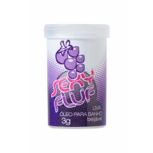 Масло для ванны, массажа и восхитительного аромата в капсулах INTT SEXY FLUF, виноград, 2 капсулы, 3 г