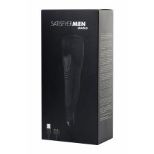 Мастурбатор нереалистичный Satisfyer Men Wand , Силикон, Чёрный, 20 см