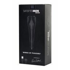 Мастурбатор нереалистичный Satisfyer Men Wand , Силикон, Чёрный, 20 см