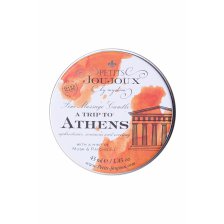 Массажная свеча Petits JouJoux Mini Athens с ароматом мускуса и пачули, 43 мл