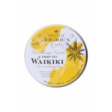 Массажная свеча Petits JouJoux Mini Waikiki beach с ароматом Пина колады, 43 мл