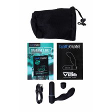 Стимулятор простаты Bathmate Vibe, ABS пластик, Чёрный, 10,5 см