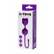 Вагинальные шарики A-Toys, фиолетовые