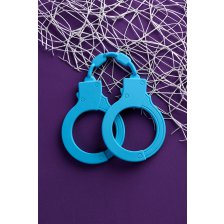 Силиконовые наручники A-Toys by TOYFA, силикон, голубые, 33 см