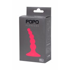 Анальная втулка POPO Pleasure «Шарики», розовая