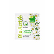 Гель-лубрикант «BIO ACTIVE» с ромашкой и д-пантенолом, 3 г, 20 шт в упаковке