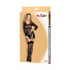 Платье wetlook с пажами Candy Girl Livia, XL