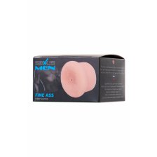 Насадка на помпу Sexus Men FINE ASS, TPE, телесный, 7,5 см