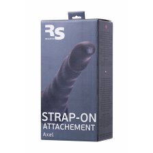 Насадка для страпона RealStick Strap-On by TOYFA Axel, PVC, чёрный, 17,5 см