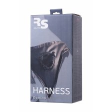 Трусики для страпона TOYFA RealStick Strap-On Domino, PU кожа, чёрные