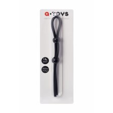 Лассо на пенис A-toys by TOYFA с двумя бусинами, 19,5 см