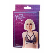 Стреп H.E.L. Tessie, текстиль, чёрный, OS