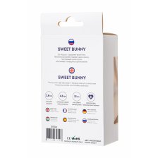 Анальная втулка с хвостом ToDo by Toyfa Sweet bunny, силикон, фиолетовая, 13 см, Ø 2,8 см, 42 г
