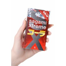 Презервативы латексные Sagami Xtreme Cola №10, 19 см