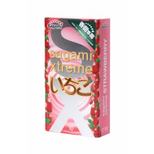 Презервативы латексные Sagami Xtreme Strawberry 10 шт