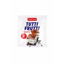 Съедобная гель-смазка TUTTI-FRUTTI для орального секса со вкусом тирамису 4г по 20 шт в упаковке