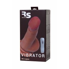 Вибратор TOYFA RealStick Elite Mulatto, реалистичный, на присоске, мулат, 13 см