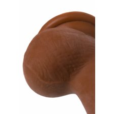 Вибратор TOYFA RealStick Elite Mulatto, реалистичный, на присоске, мулат, 13 см