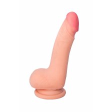 Реалистичный фаллоимитатор RealStick Elite DILDO, телесный, 18,5 см