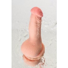 Реалистичный фаллоимитатор RealStick Elite DILDO, телесный, 18,5 см